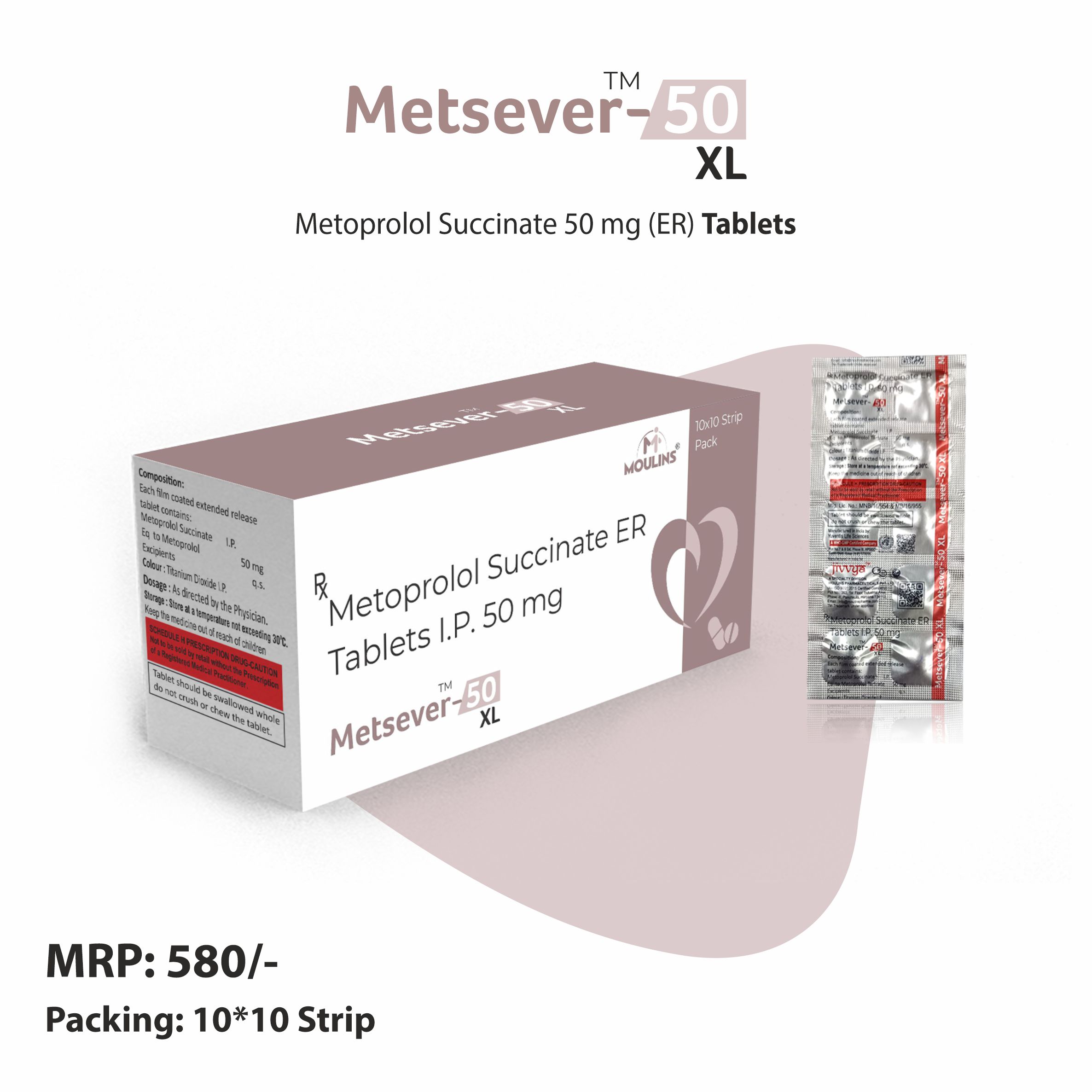 Metsever-50 XL Tab 10*10